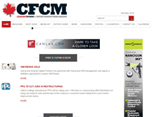 Tablet Screenshot of cfcm.ca